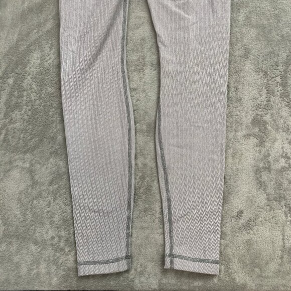 Lululemon Leggings Womens 4 Wunder Under Pant Heathered Herringbone Athleisure - Picture 10 of 12